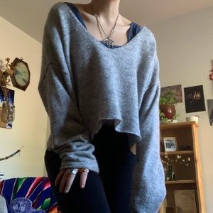 Oversized Grey Sweater